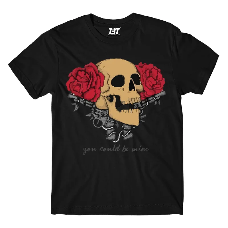 maroon longline t-shirts modern -Guns N' Roses T shirt - You Could Be Mine