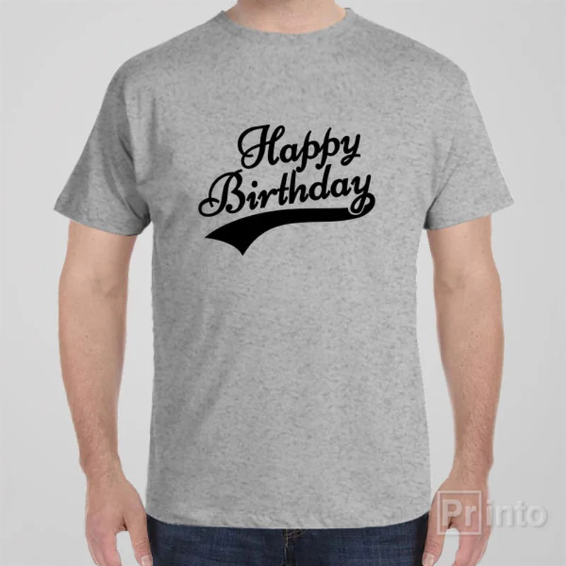 lilac boho vibe t-shirts trendy -Happy birthday! - T-shirt