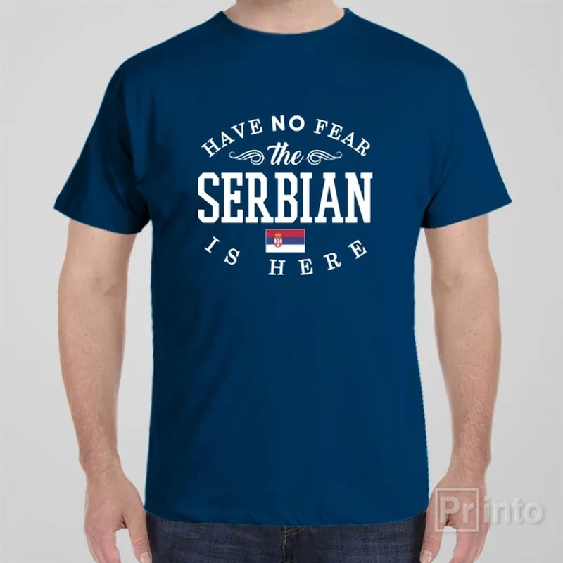 sage bamboo blend t-shirts eco -Have no fear, The Serbian is here - T-shirt