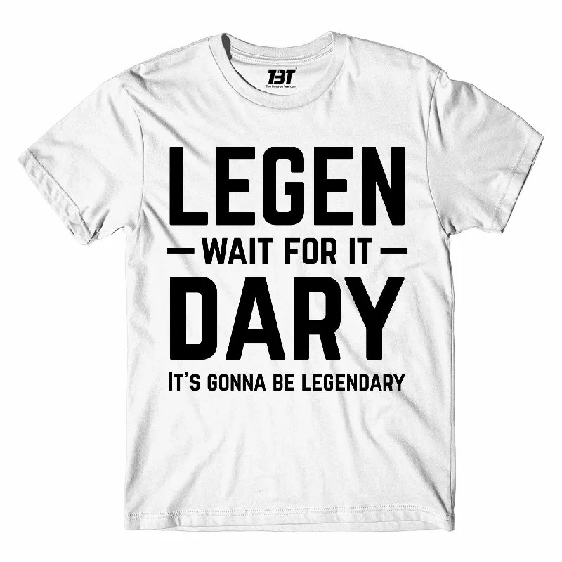 maroon lightweight t-shirts summer -How I Met Your Mother T shirt - Legendary - Wait For It