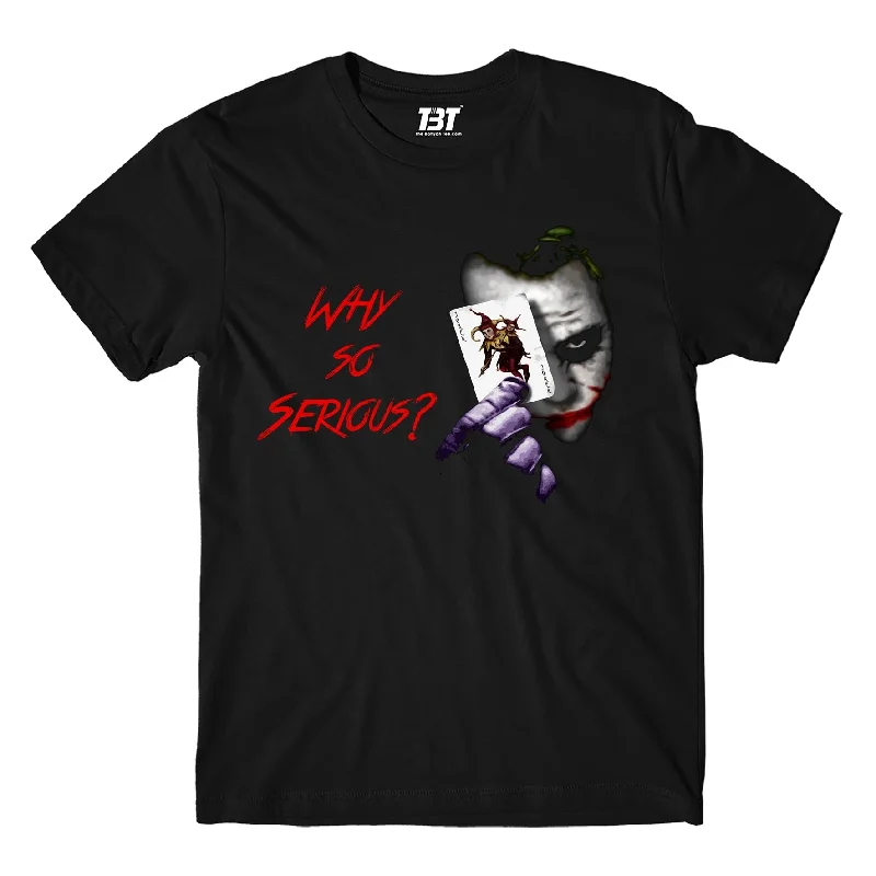 lilac eco-friendly t-shirts green -Supervillain T shirt - Joker - Why So Serious?