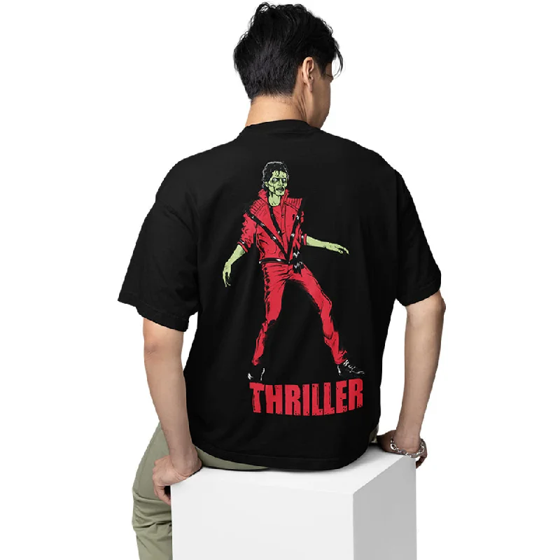 indigo eco-friendly t-shirts green -Michael Jackson Oversized T shirt - Thriller