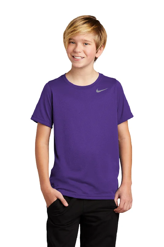 lilac quote t-shirts witty -Nike Youth Team rLegend Dri-Fit Moisture Wicking Short Sleeve Crewneck T-Shirt - Court Purple