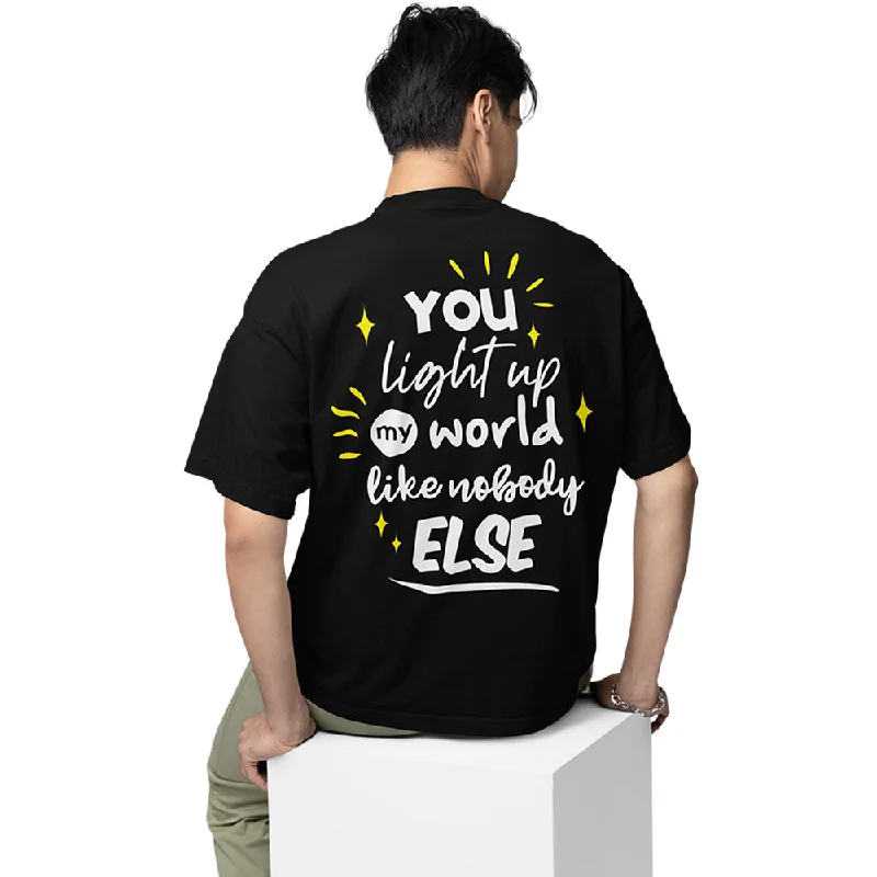 olive quote t-shirts witty -One Direction Oversized T shirt - You Light Up My World