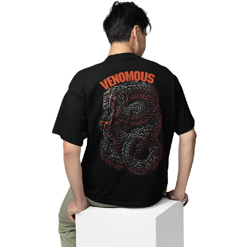 burnt orange lightweight t-shirts summer -Pantera Oversized T shirt - Venomous