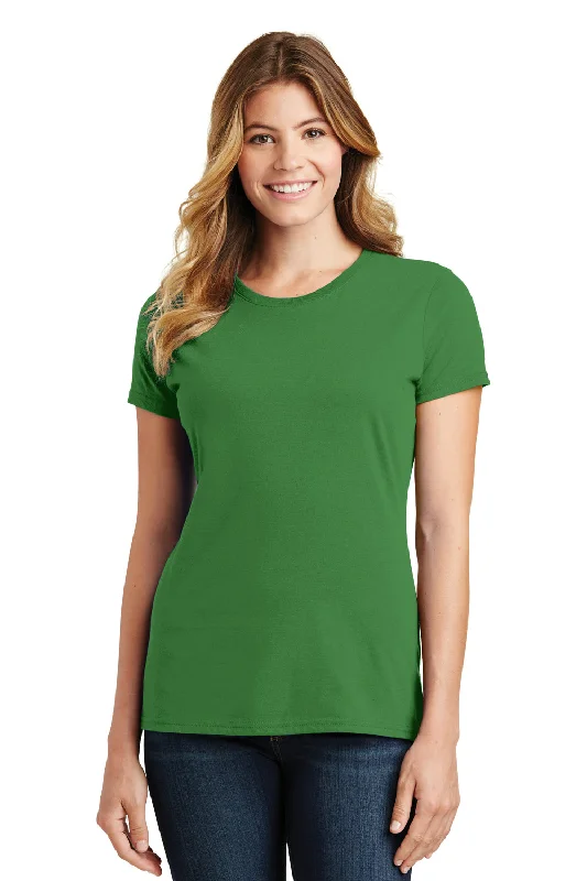 khaki tie-dye t-shirts funky -Port & Company Womens Fan Favorite Short Sleeve Crewneck T-Shirt - Kiwi Green - Closeout