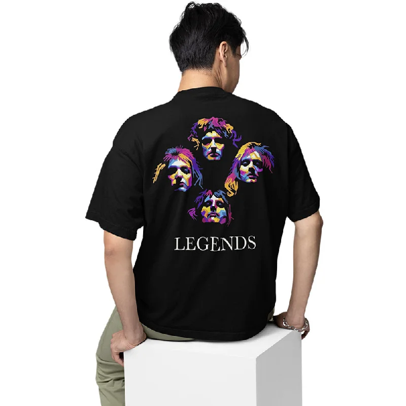 indigo quote t-shirts witty -Queen Oversized T shirt - Legends