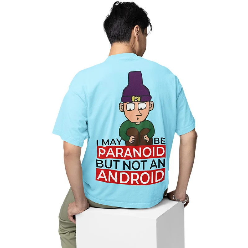 khaki eco-friendly t-shirts green -Radiohead Oversized T shirt - Paranoid Android