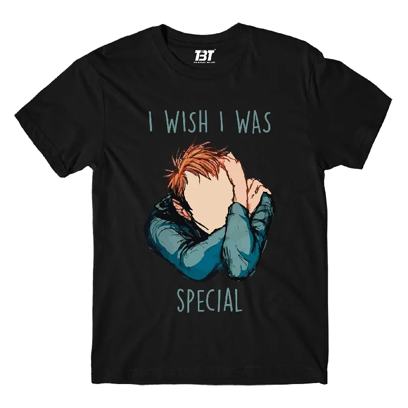 burnt orange retro t-shirts vintage -Radiohead T shirt - I Wish I Was Special