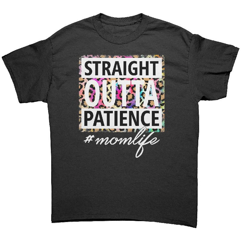 teal vintage wash t-shirts casual -Straight Outta Patience: MOM LIFE Unisex T-Shirt