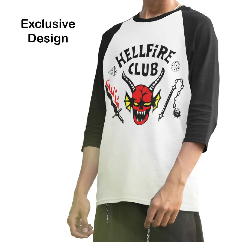 indigo floral t-shirts boho -T shirt - Hellfire Club