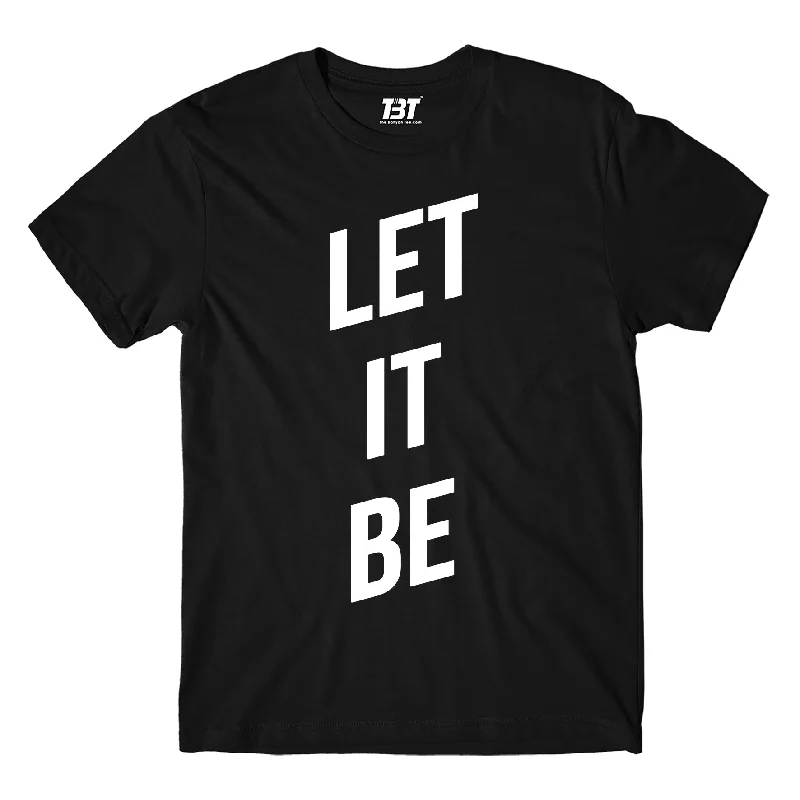 indigo color block t-shirts unique -The Beatles T shirt - Let It Be