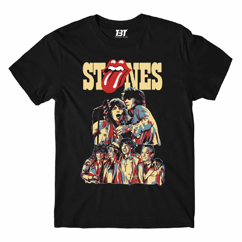 lilac tie-front t-shirts cute -The Rolling Stones T shirt - Stones