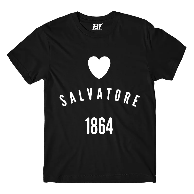 coral lightweight t-shirts summer -The Vampire Diaries T shirt - Salvatore