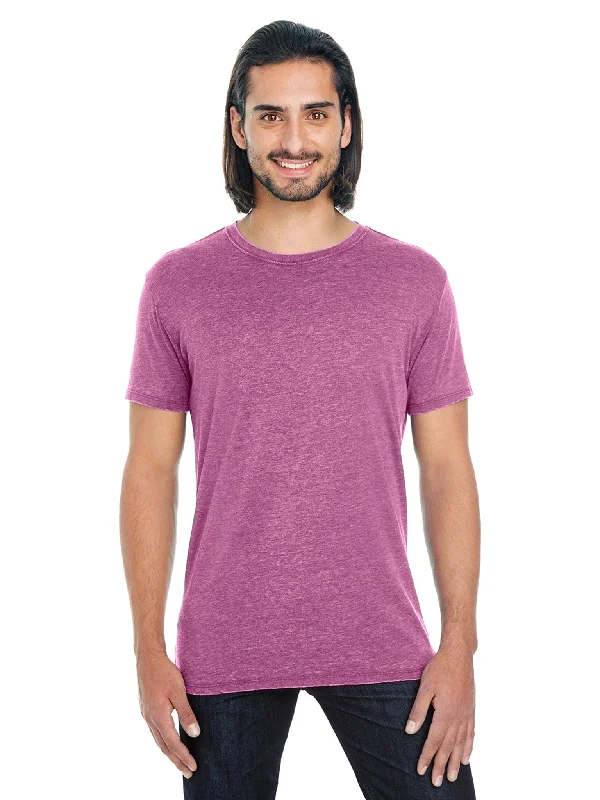 taupe minimalist t-shirts for men -Threadfast Apparel Unisex Vintage Dye T-Shirt