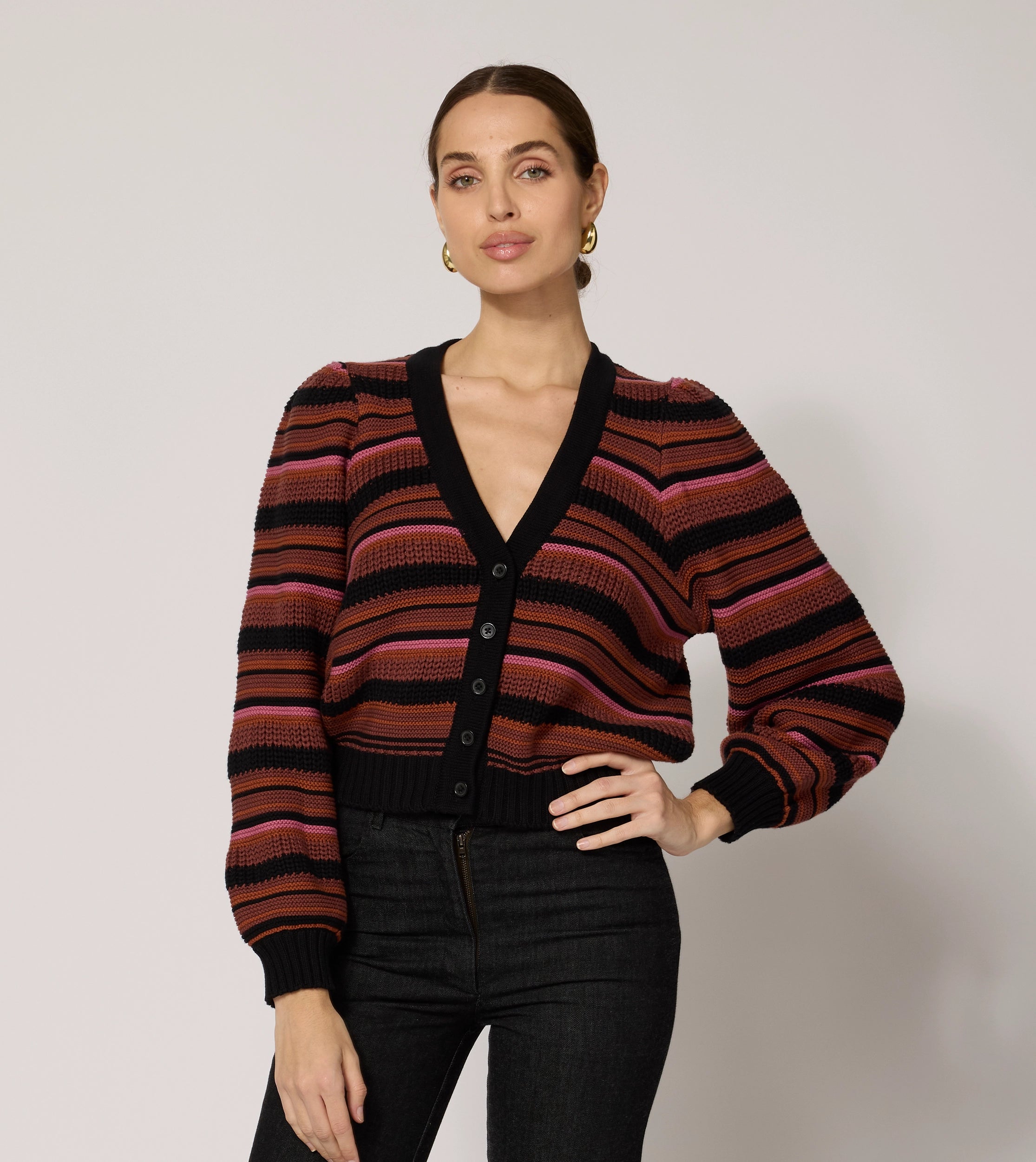 cardigan hip blend -Bethany Cardigan | Multi