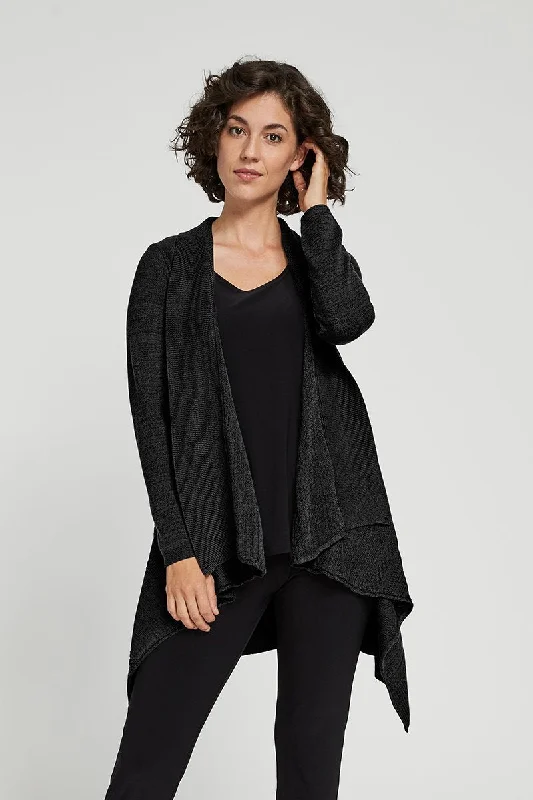 cardigan earthy sweater -Garland Cardi | Black