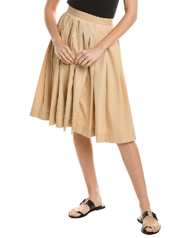 taupe cargo skirts rugged -3.1 Phillip Lim Pleated Skirt