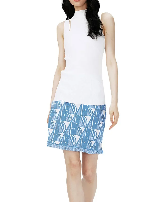 navy blue pencil skirts polished -Diane von Furstenberg Alejandra Mini Skirt