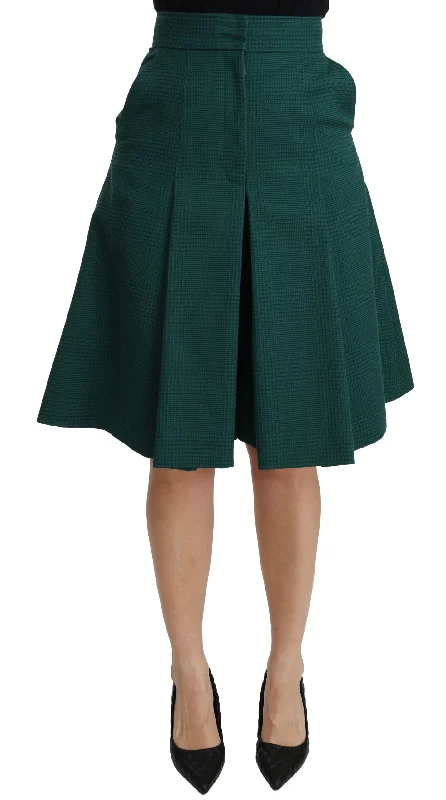 peach cargo skirts vibrant -Dolce & Gabbana Elegant High Waist Knee Length Women's Skirt