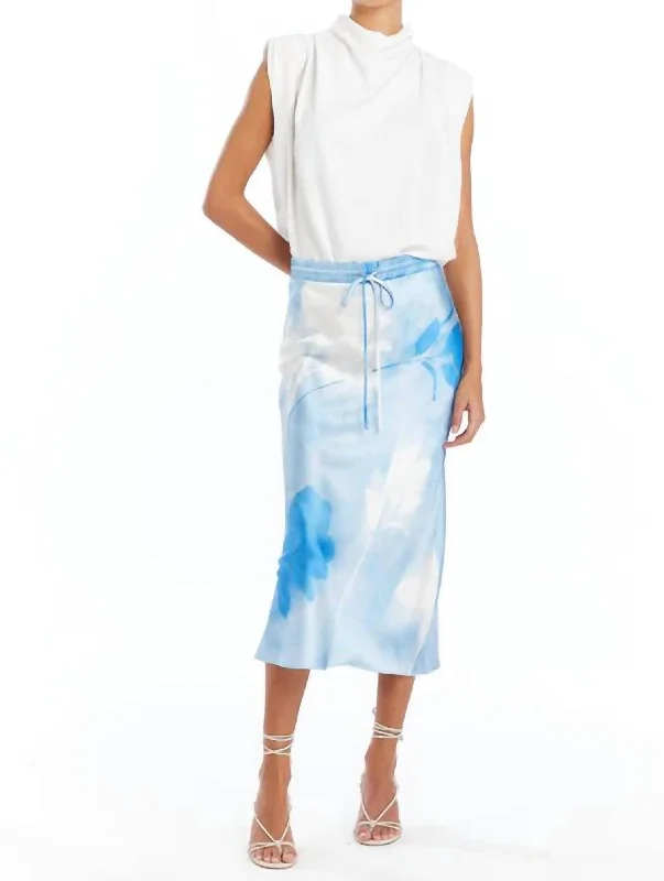 indigo pencil skirts smart -Epsy Midi Skirt In Frost Rose