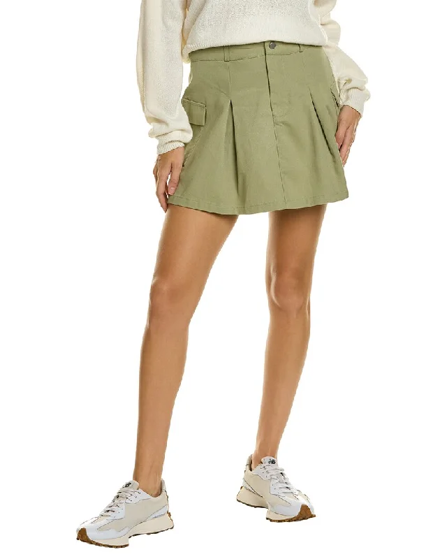 heather grey cargo skirts versatile -Harper Mini Skirt