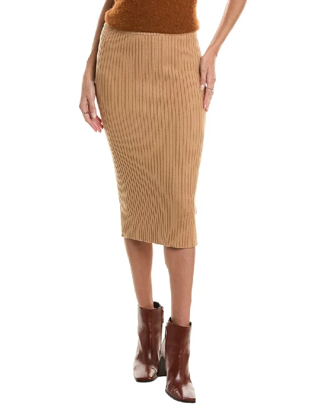 taupe wraparound skirts modern -Heartloom Eve Sweater Skirt