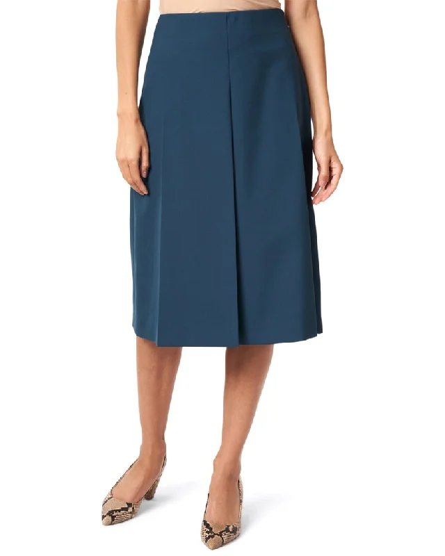 navy blue asymmetrical skirts modern -Joseph Wool-Blend Skirt