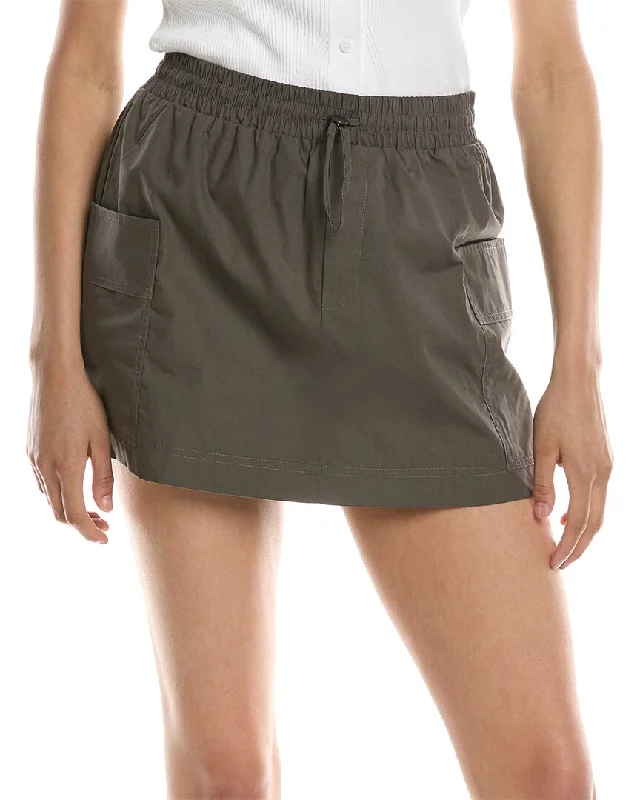 sage green wrap skirts stylish -LUXE ALWAYS Skort