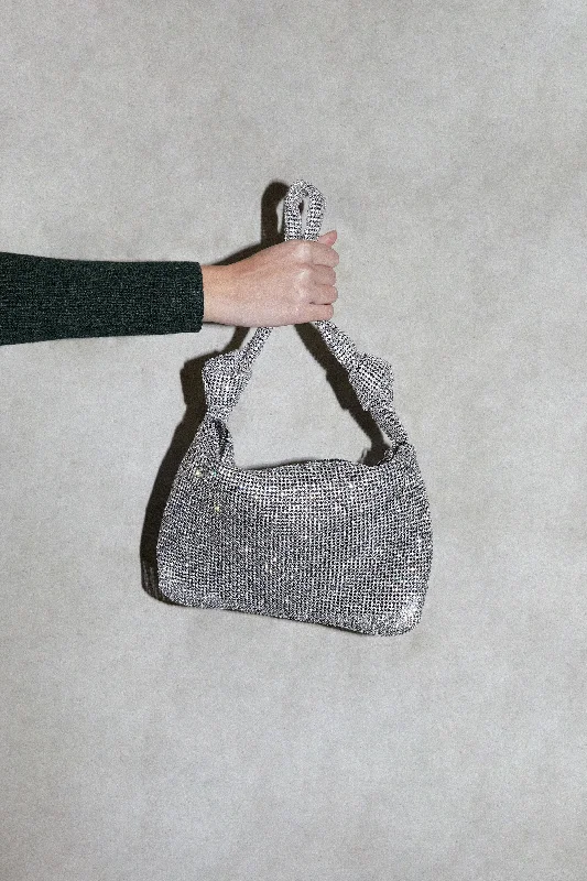 cardigan classy pattern -RHINESTONE BAG