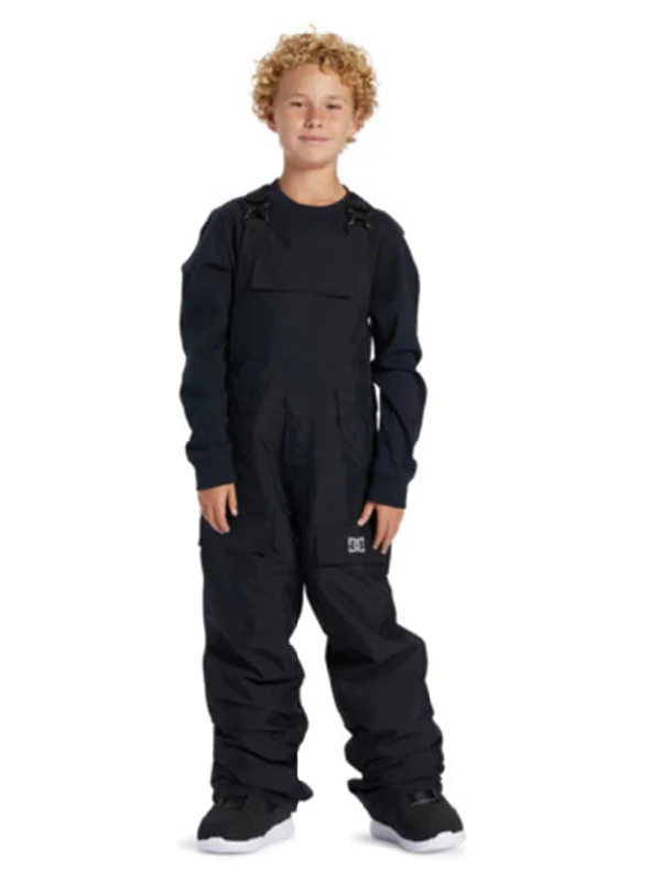 sage green jogger pants comfy -Boy's Roadblock Technical Snow Bib Pants