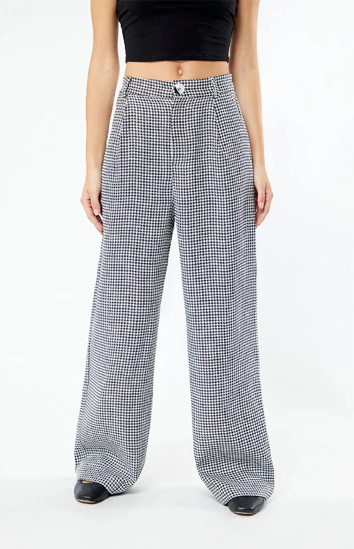 indigo slim fit pants smart -Camilla Wide Leg Pant In Black/white