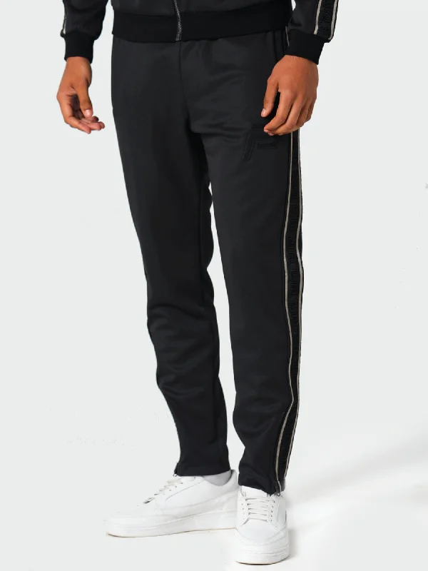 olive dress pants for office -Drofford Black Jog Pants