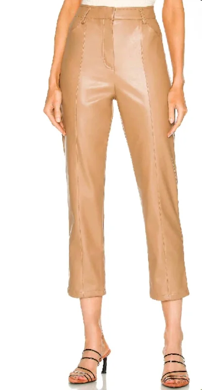 lilac harem pants boho -Jen Trouser In Cognac