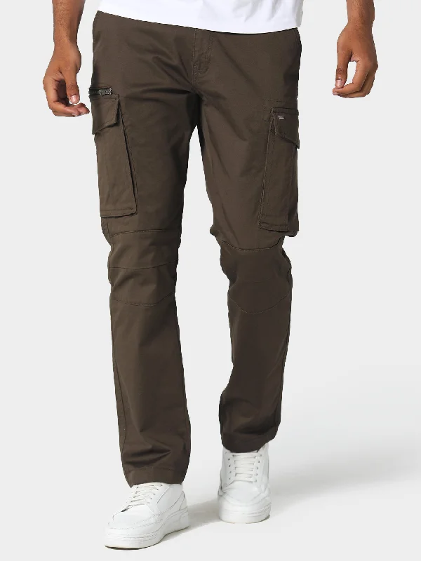 indigo dress pants for work -Newton Khaki Cargo Pants