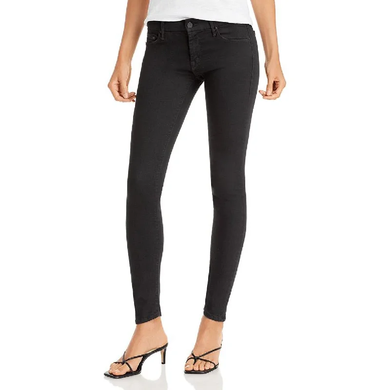 sage green utility pants versatile -The Looker Womens Mid-Rise Everyday Skinny Jeans