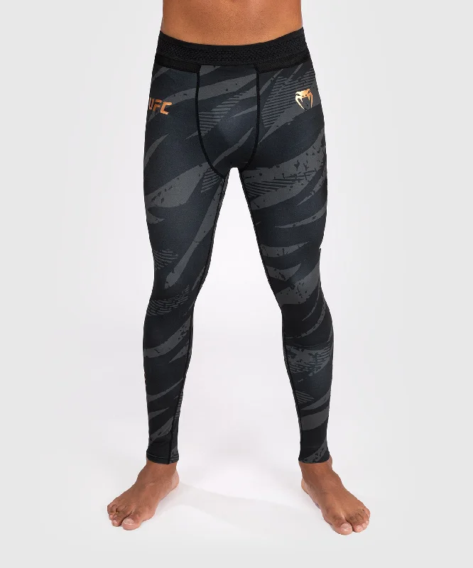 navy blue faux leather pants bold -UFC Adrenaline by Venum Fight Week Performance Men’s Tight - Urban Camo