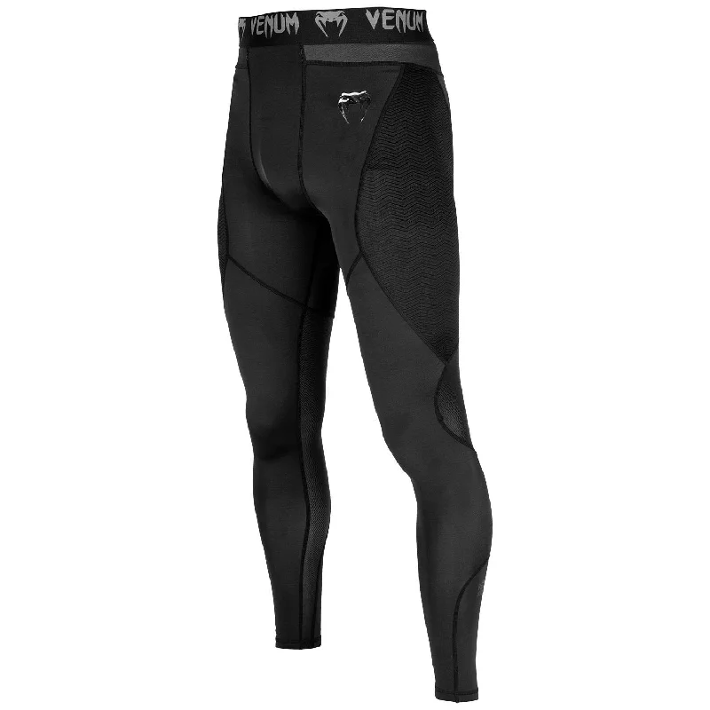 indigo relaxed fit pants casual -Venum G-Fit Compression Tights - Black