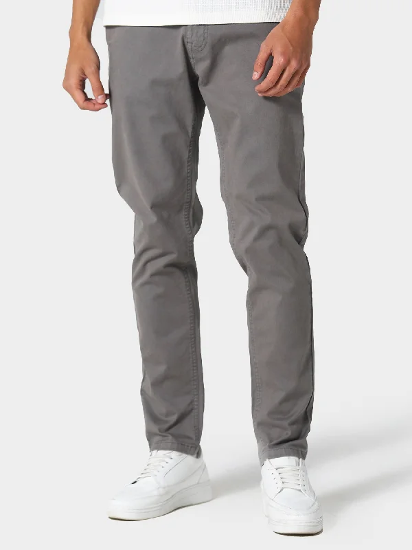 indigo relaxed fit pants casual -Wellington Stone Grey Chinos