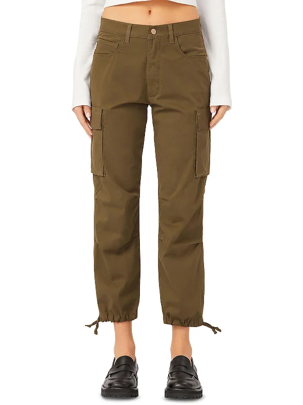 indigo cargo pants rugged -Womens Jogger Pockets Cargo Pants